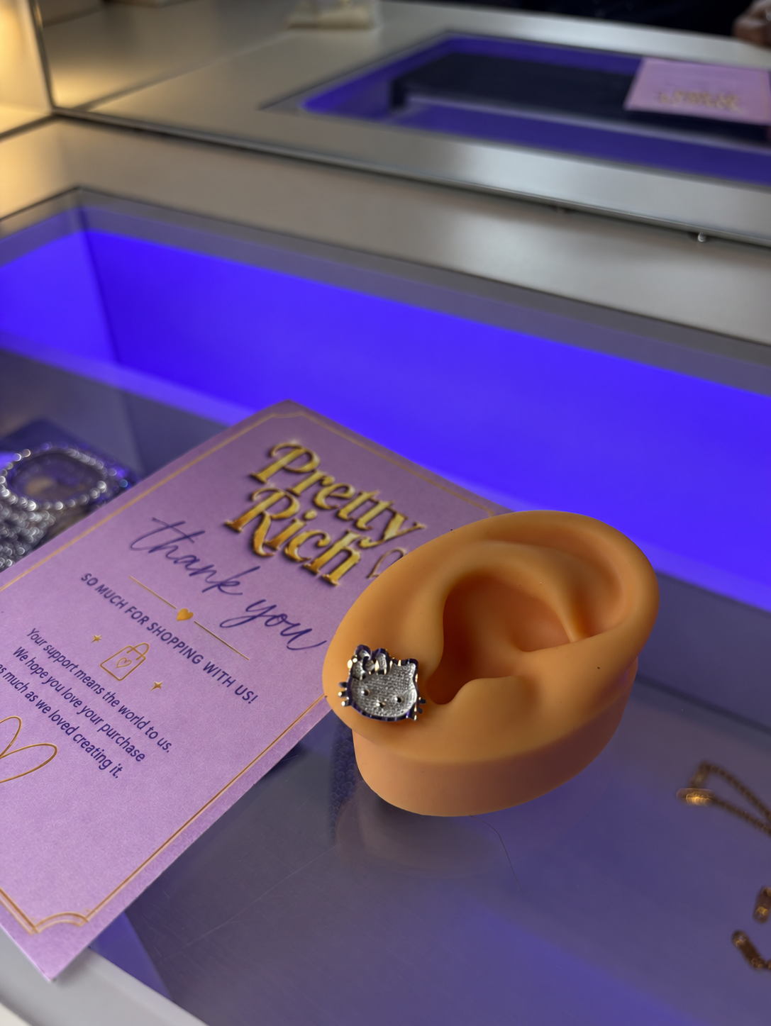 Mini Kitty Stud Earrings