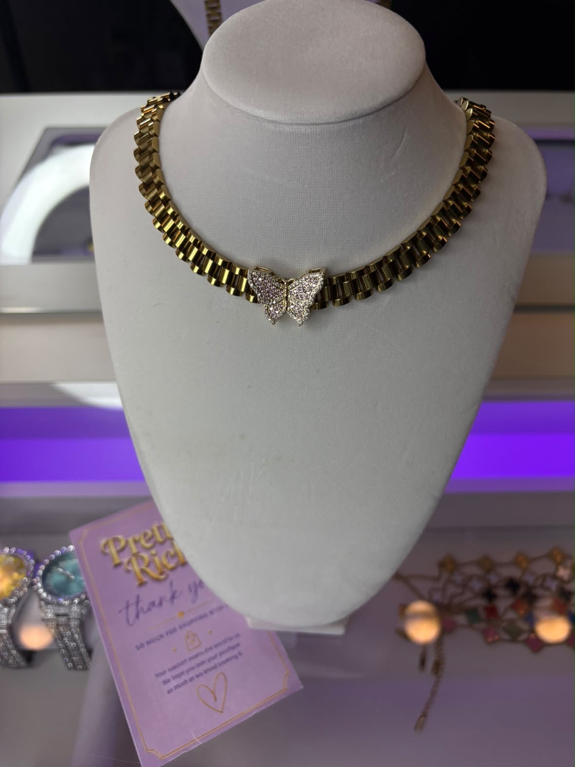 Butterfly Crush Necklace