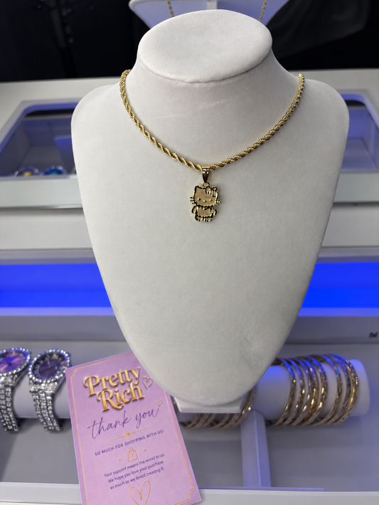 Mini Pretty Kitty Necklace