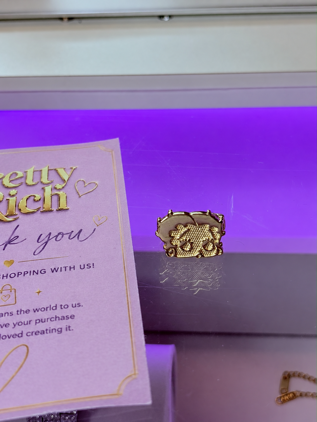 Boop Baby Face Ring