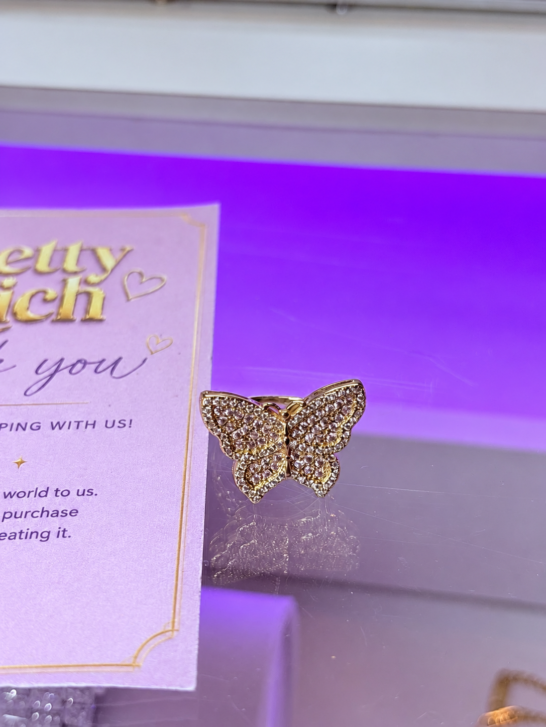 Diamond Flutter Ring