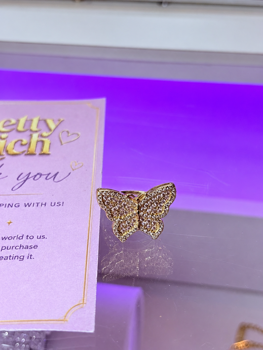 Diamond Flutter Ring