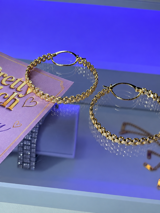Golden Luxe Hoop Earrings