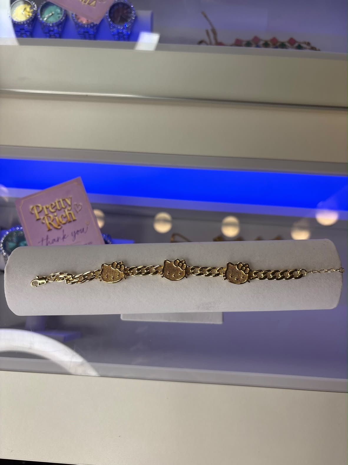 Triple Kitty Bracelet