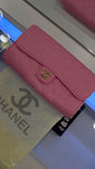 Large Pink inspired CC wallet