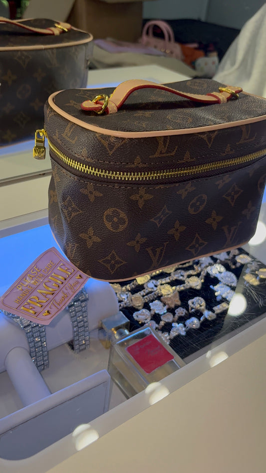 LV makeup bag