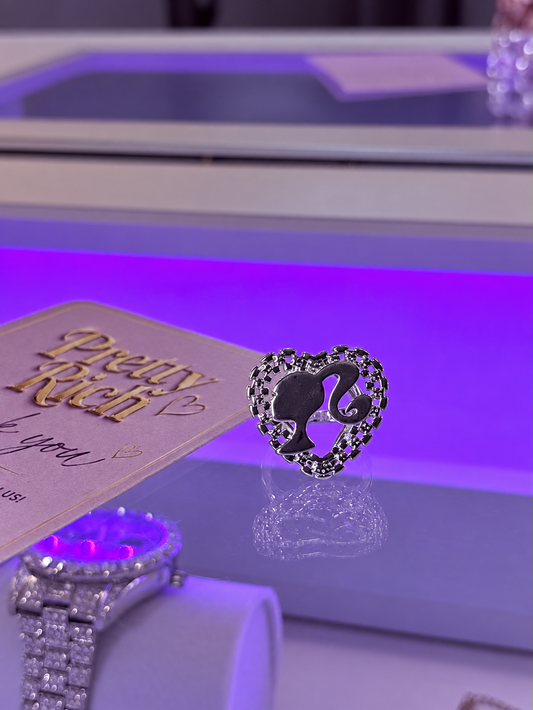 Barbie Heart Glow Ring