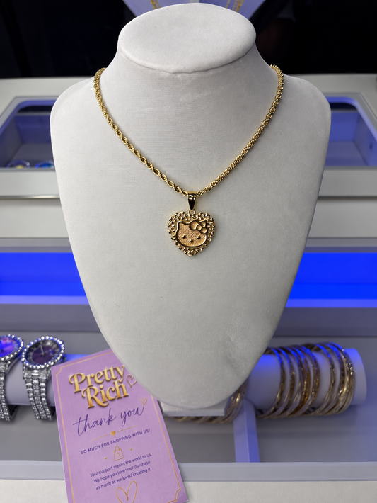 Sweetheart Kitty Necklace